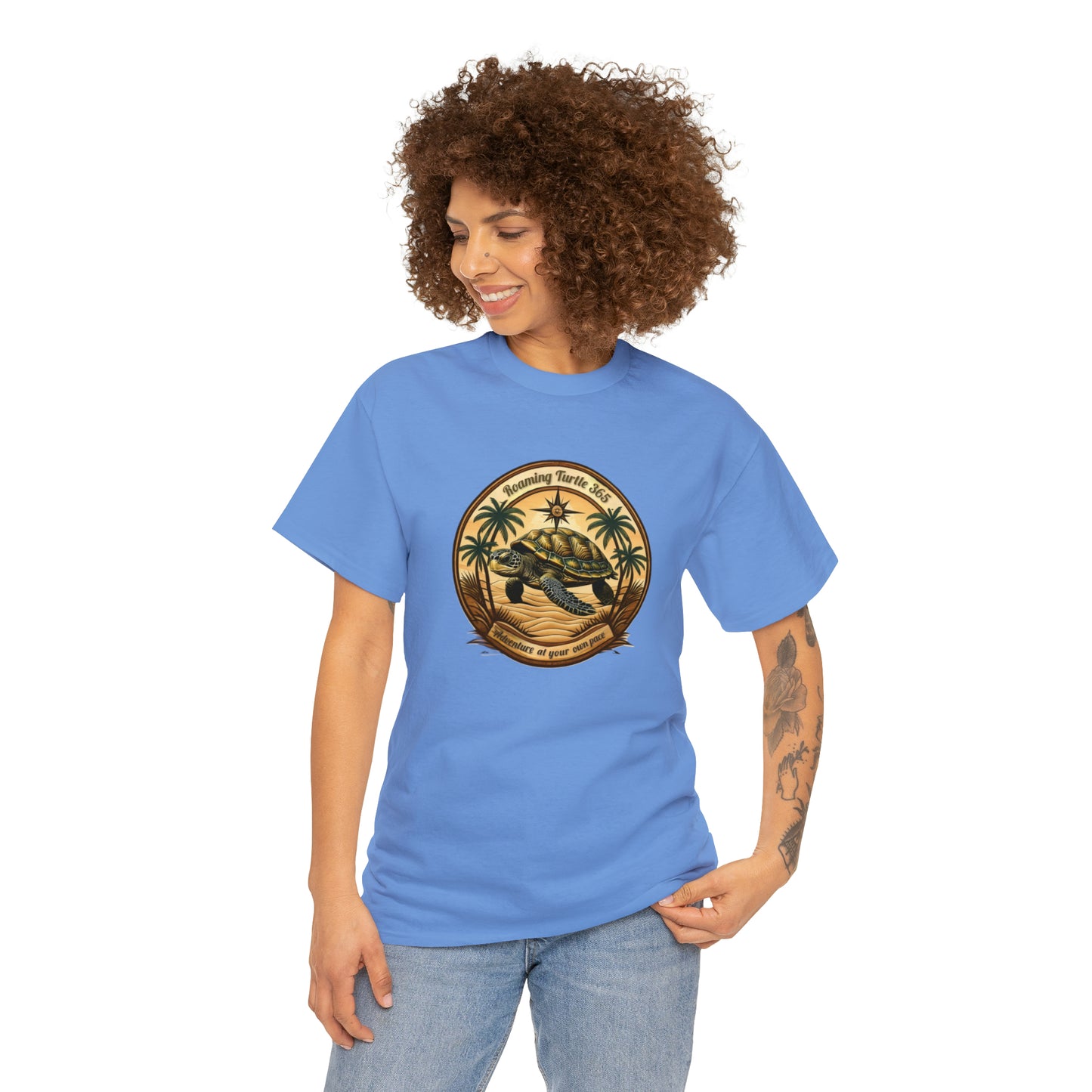 Roaming turtle 365. Unisex Heavy Cotton Tee