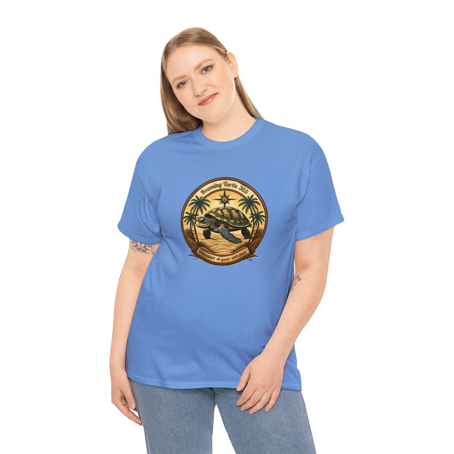 Roaming turtle 365. Unisex Heavy Cotton Tee