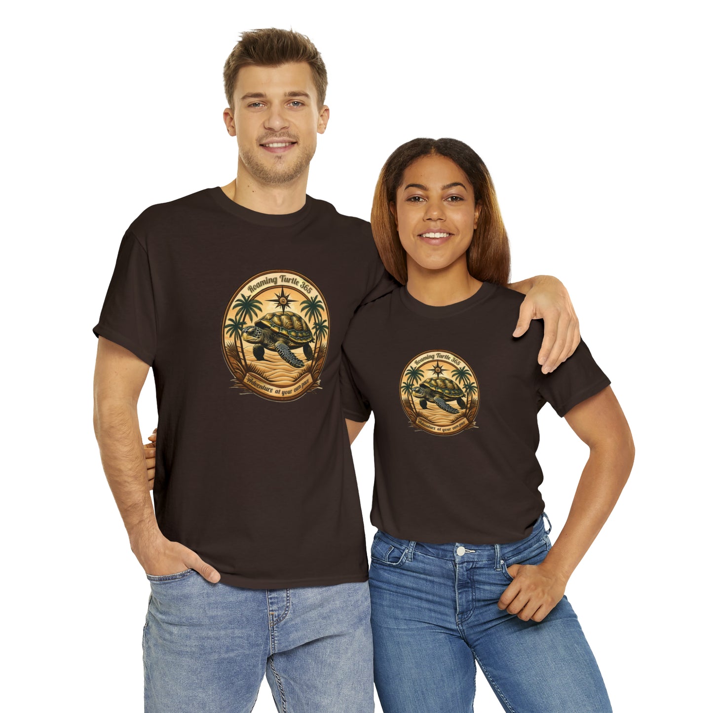 Roaming turtle 365. Unisex Heavy Cotton Tee