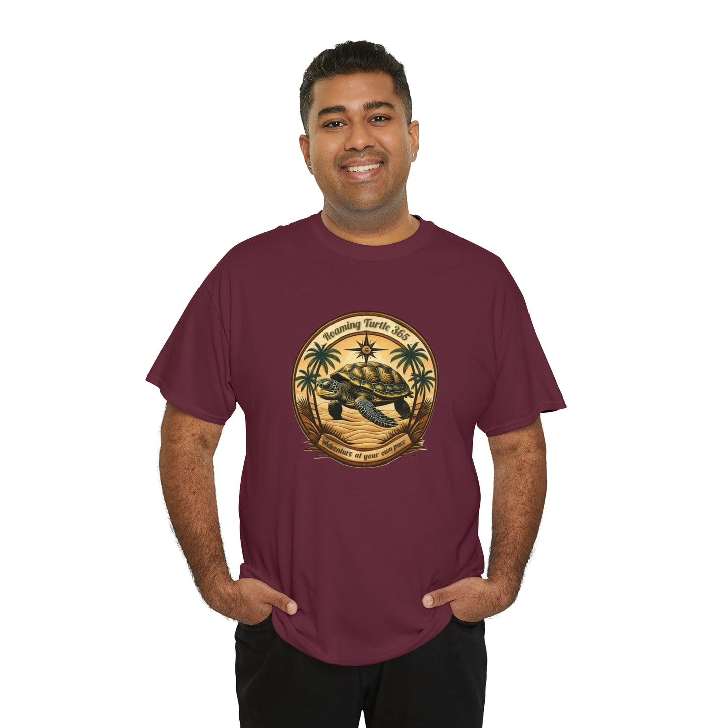 Roaming turtle 365. Unisex Heavy Cotton Tee