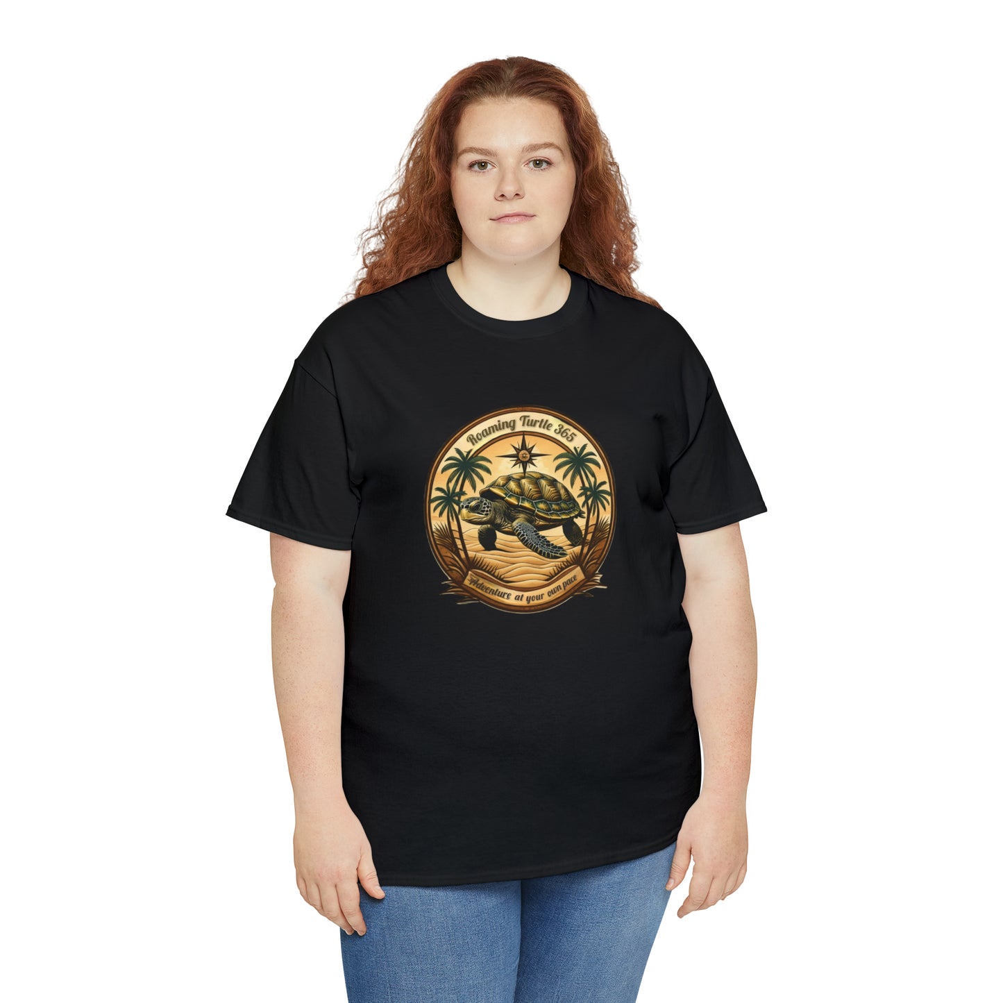 Roaming turtle 365. Unisex Heavy Cotton Tee
