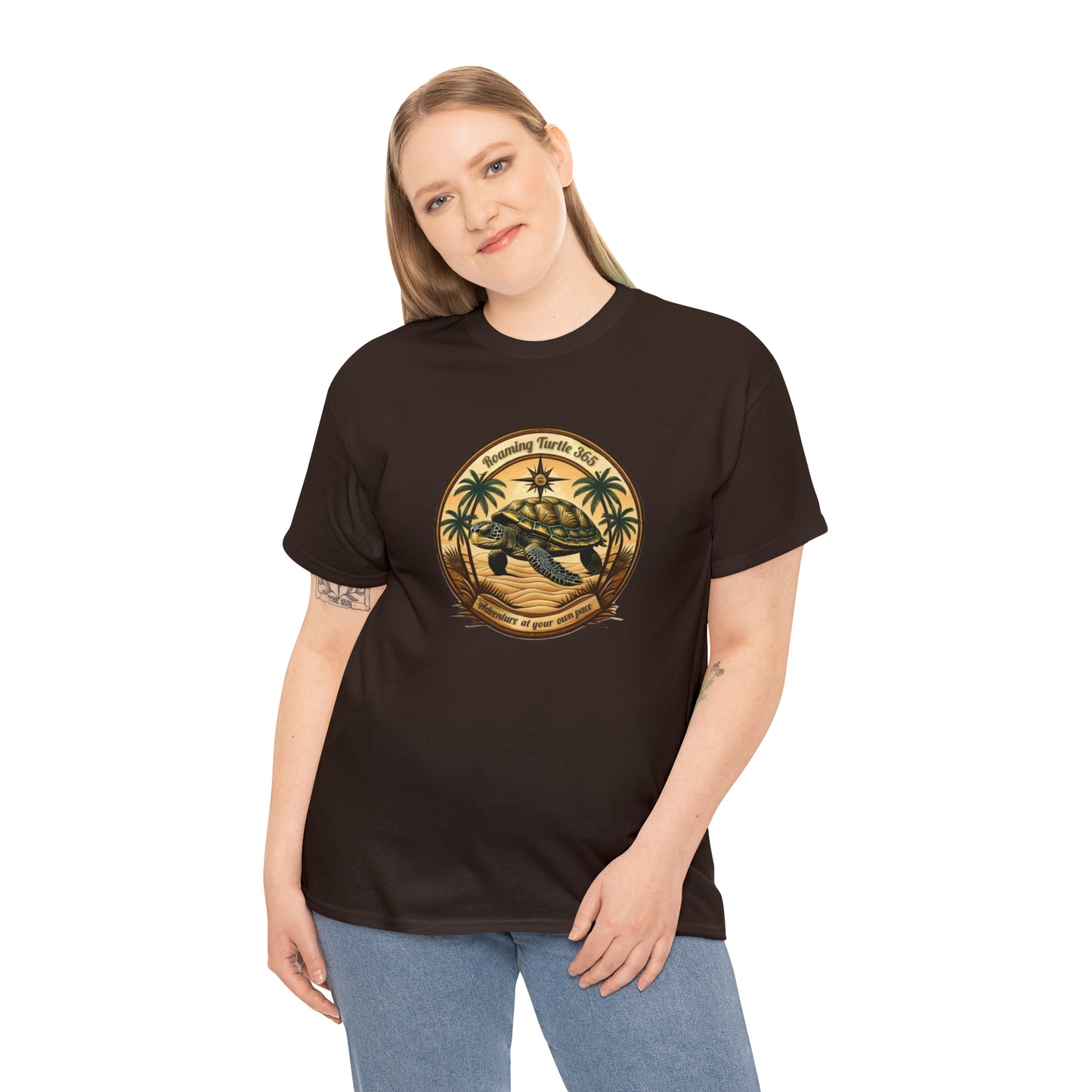 Roaming turtle 365. Unisex Heavy Cotton Tee
