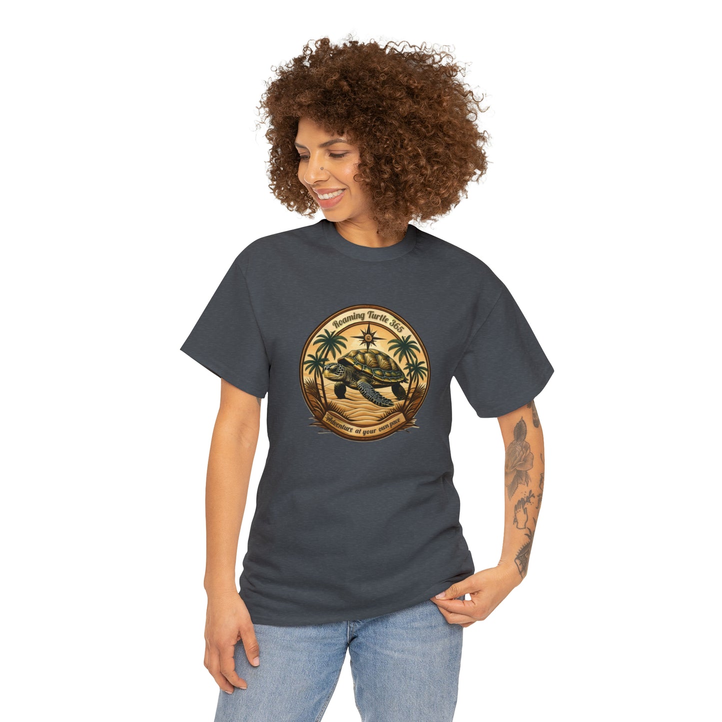 Roaming turtle 365. Unisex Heavy Cotton Tee