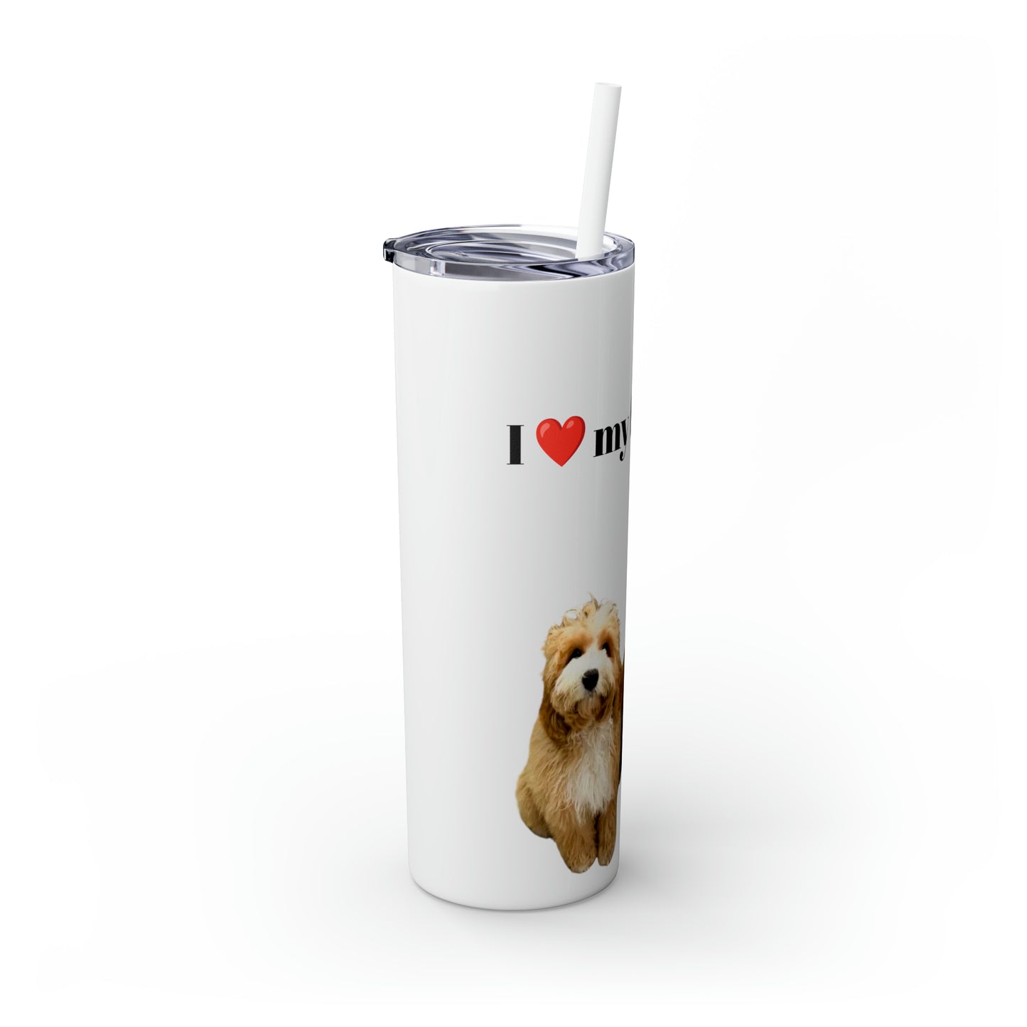Customize Skinny Tumbler with Straw, 20oz