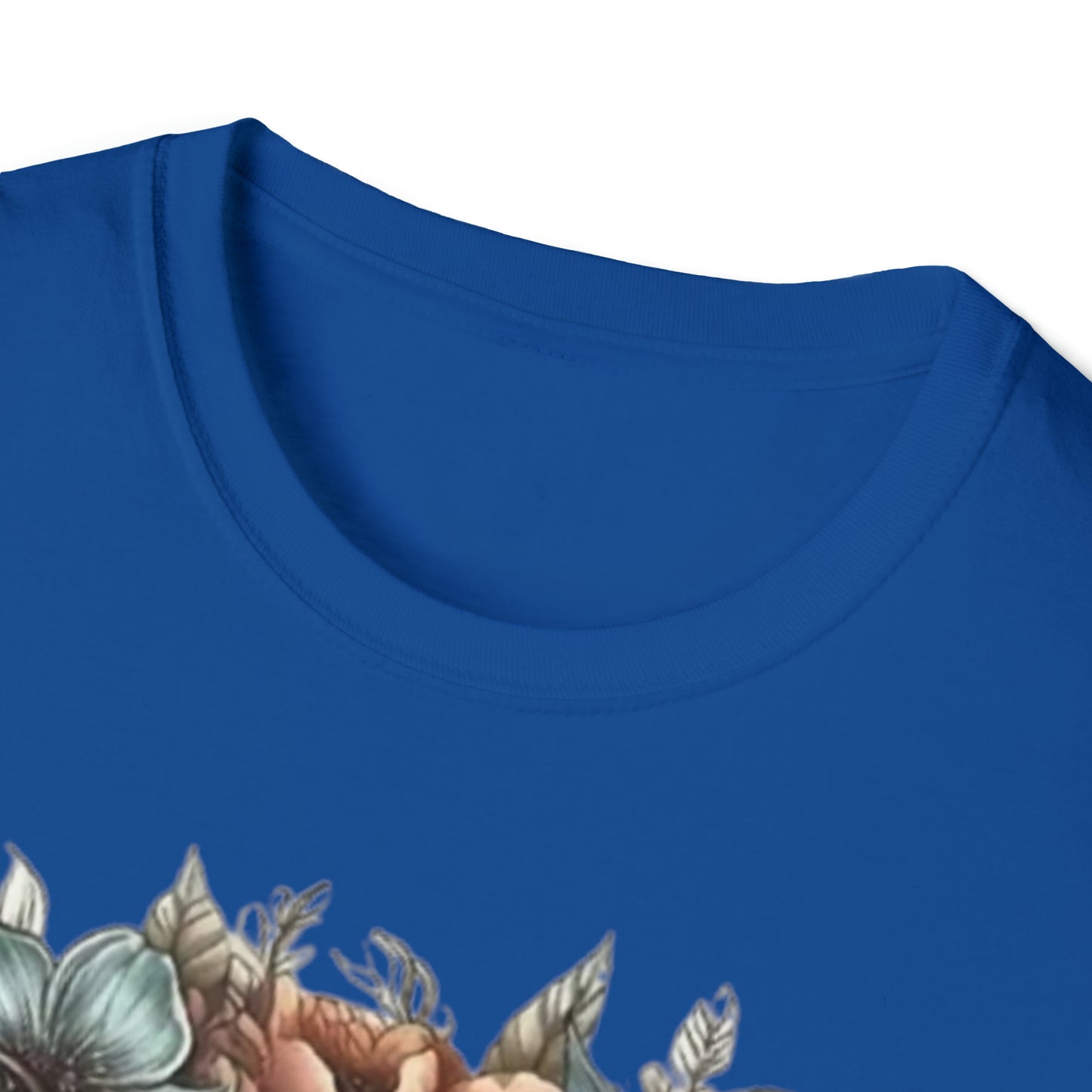 Skull flower Unisex Softstyle T-Shirt