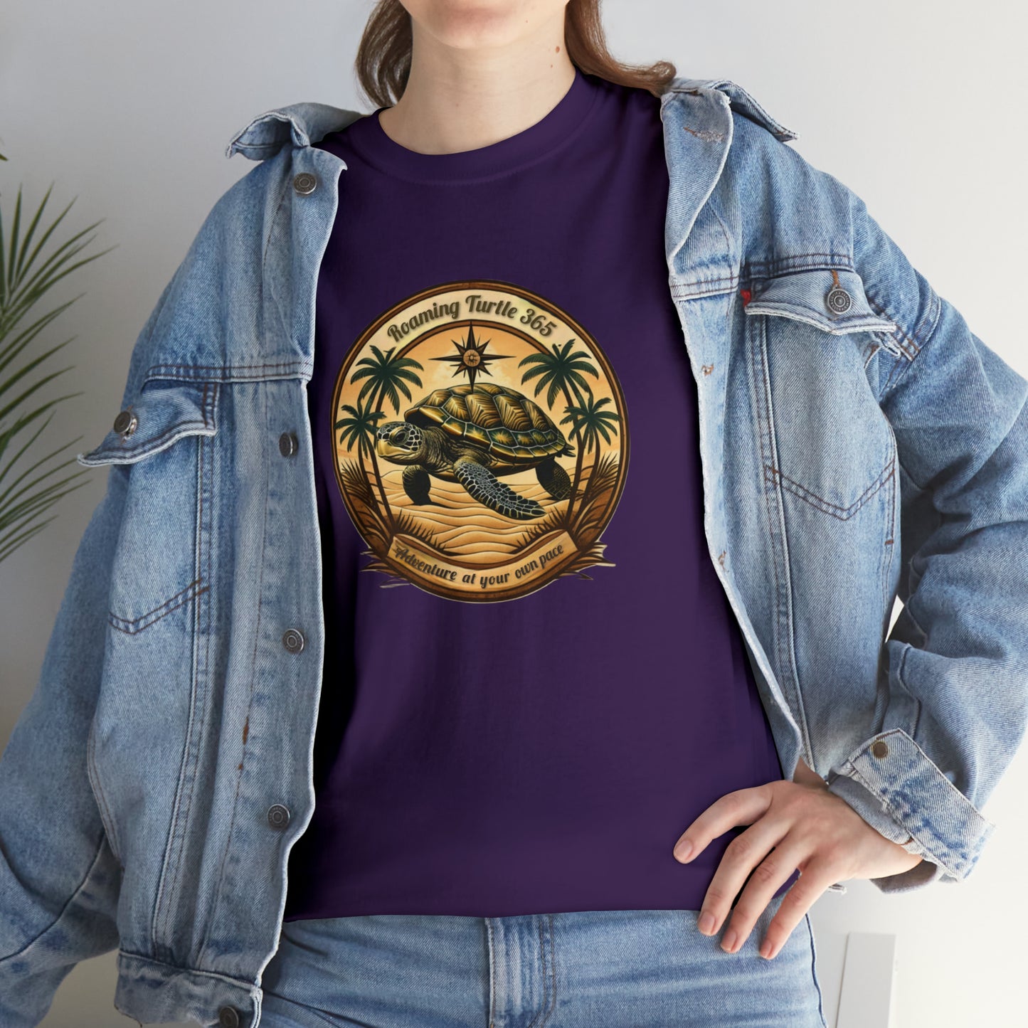 Roaming turtle 365. Unisex Heavy Cotton Tee