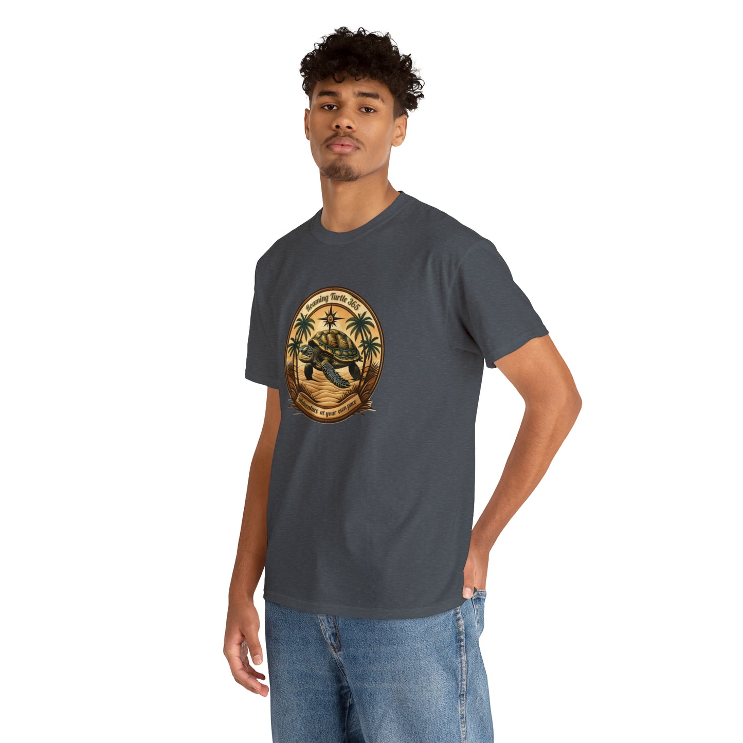 Roaming turtle 365. Unisex Heavy Cotton Tee