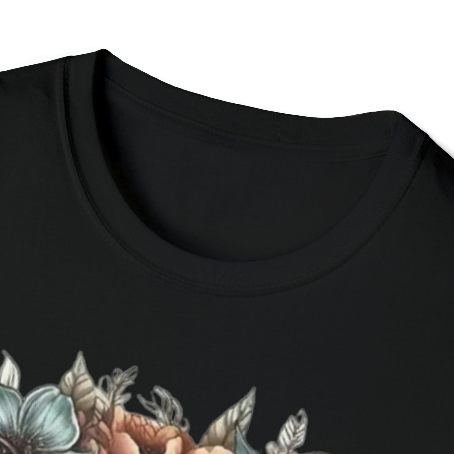 Skull flower Unisex Softstyle T-Shirt