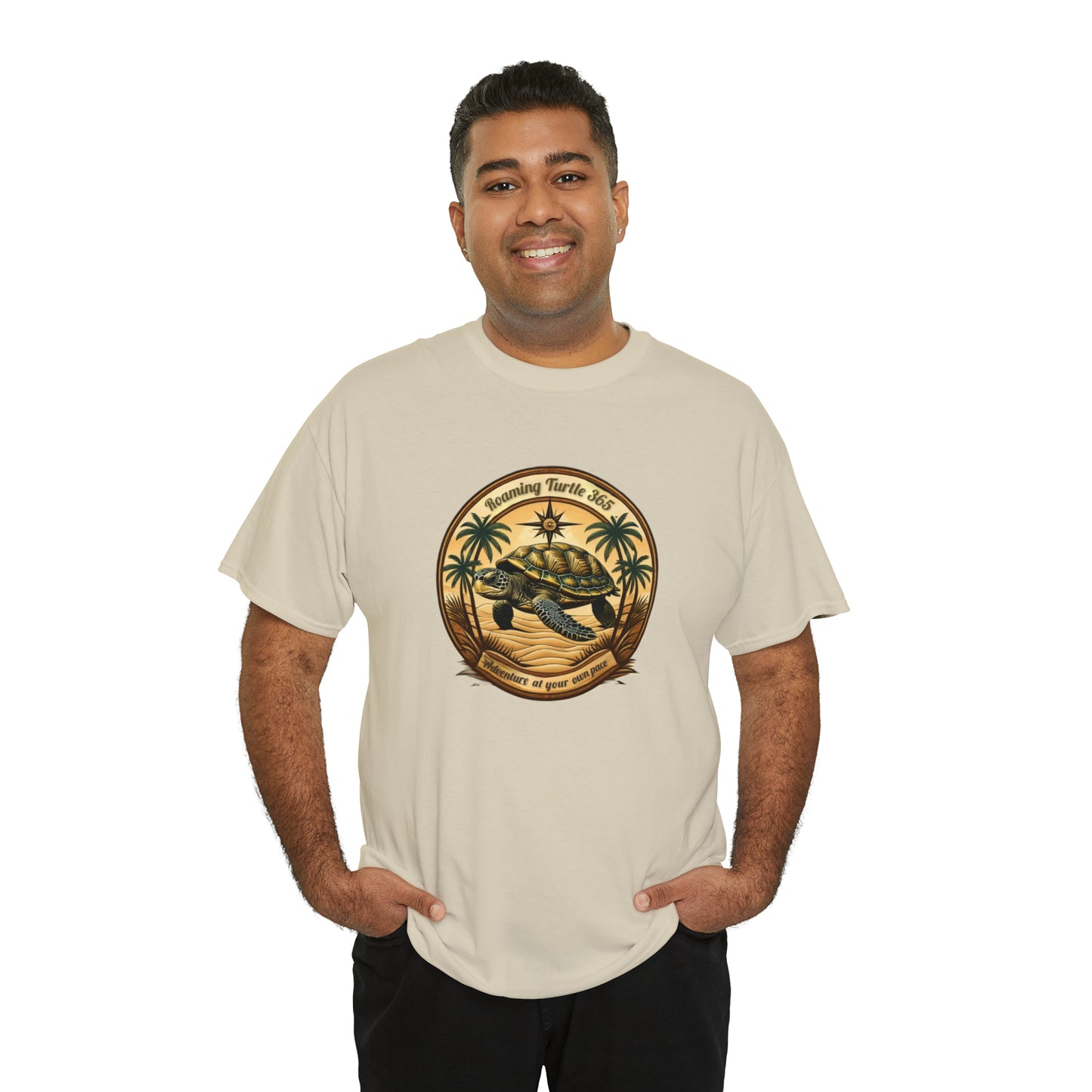 Roaming turtle 365. Unisex Heavy Cotton Tee