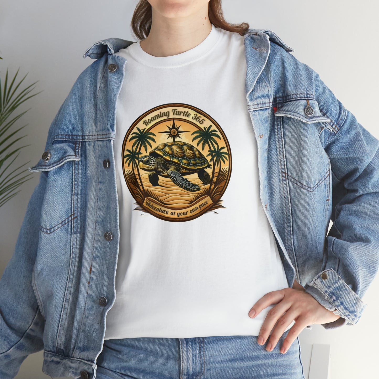 Roaming turtle 365. Unisex Heavy Cotton Tee