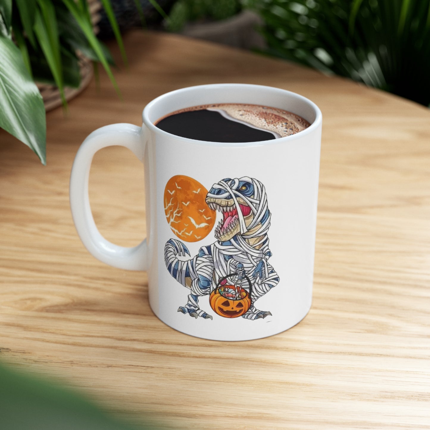 Dinosaur mummy Ceramic Mug 11oz