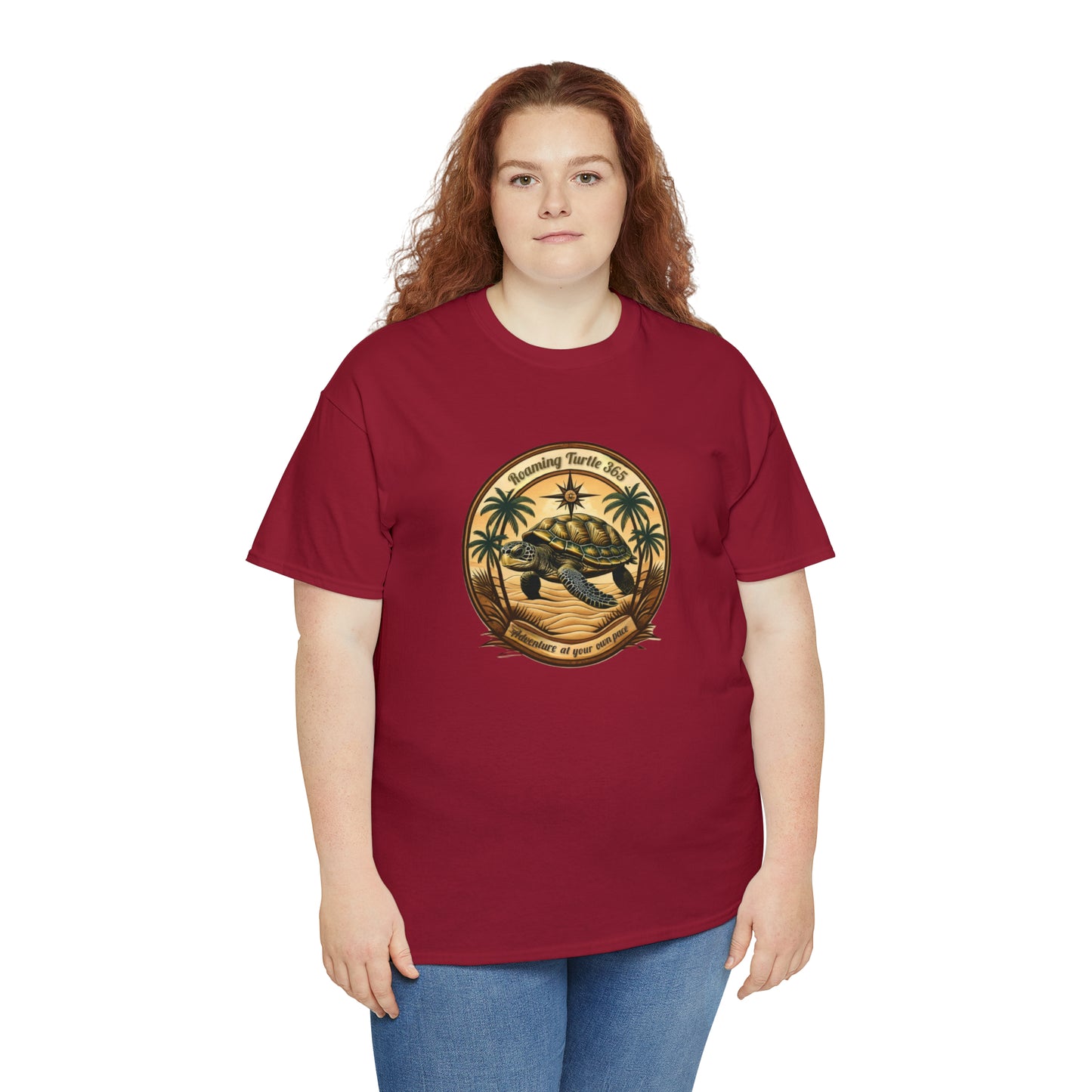Roaming turtle 365. Unisex Heavy Cotton Tee