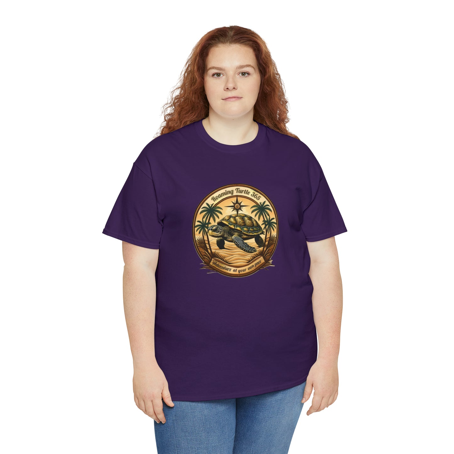 Roaming turtle 365. Unisex Heavy Cotton Tee
