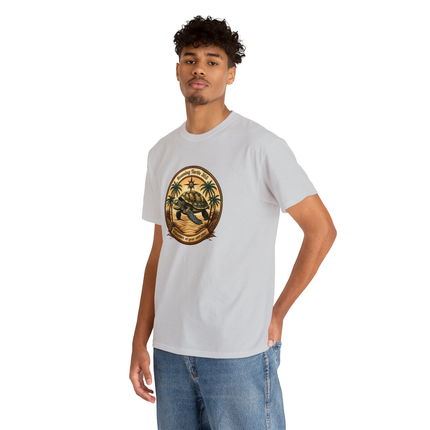 Roaming turtle 365. Unisex Heavy Cotton Tee