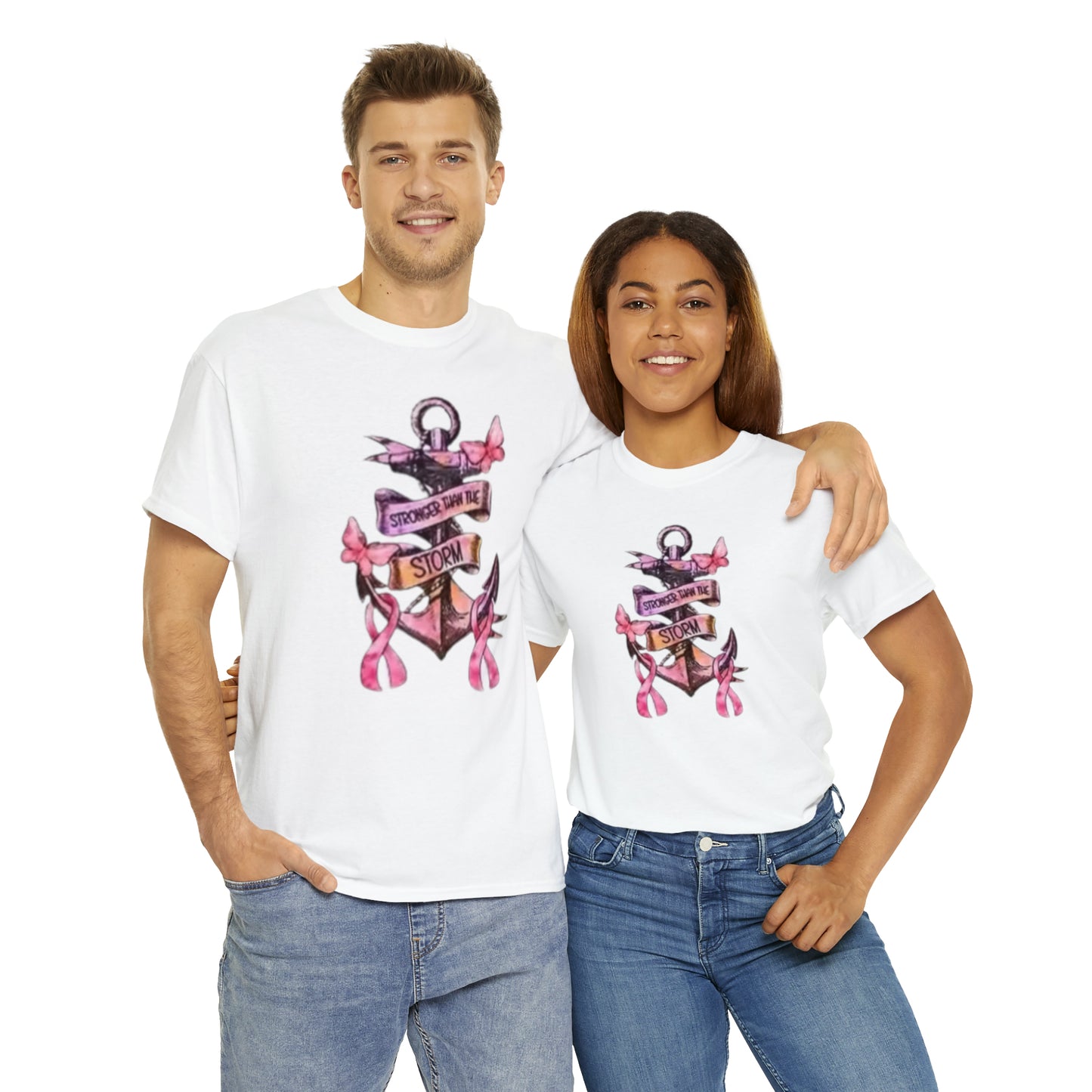 Cancer awareness Unisex Heavy Cotton Tee
