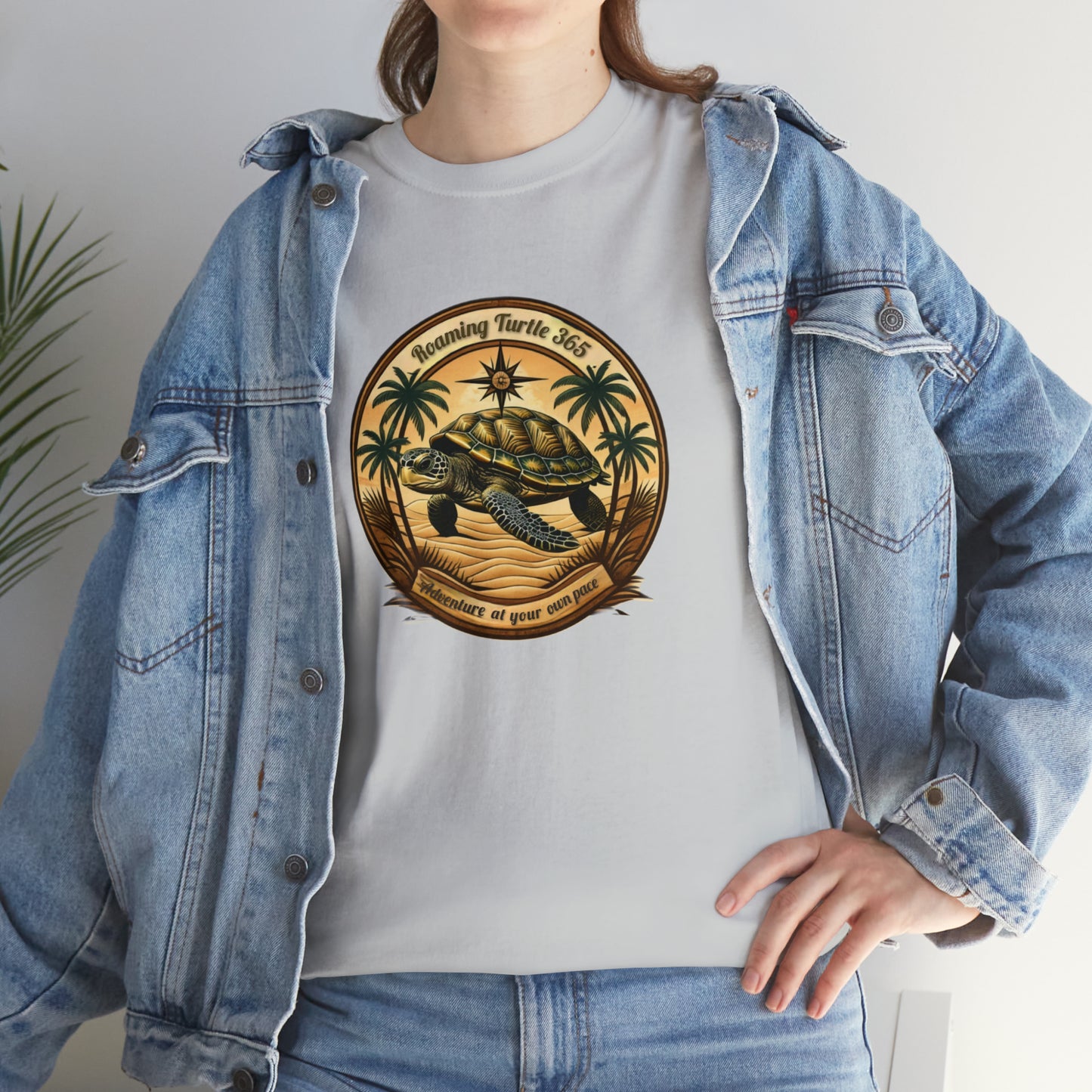 Roaming turtle 365. Unisex Heavy Cotton Tee