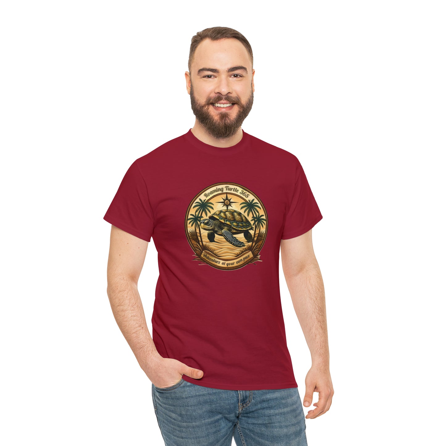 Roaming turtle 365. Unisex Heavy Cotton Tee