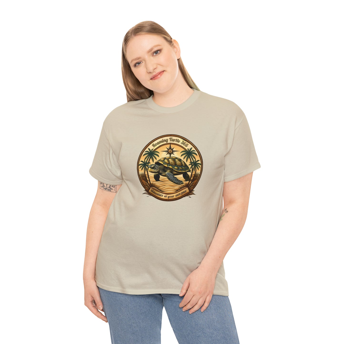 Roaming turtle 365. Unisex Heavy Cotton Tee