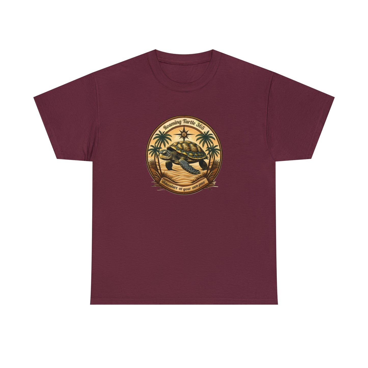 Roaming turtle 365. Unisex Heavy Cotton Tee
