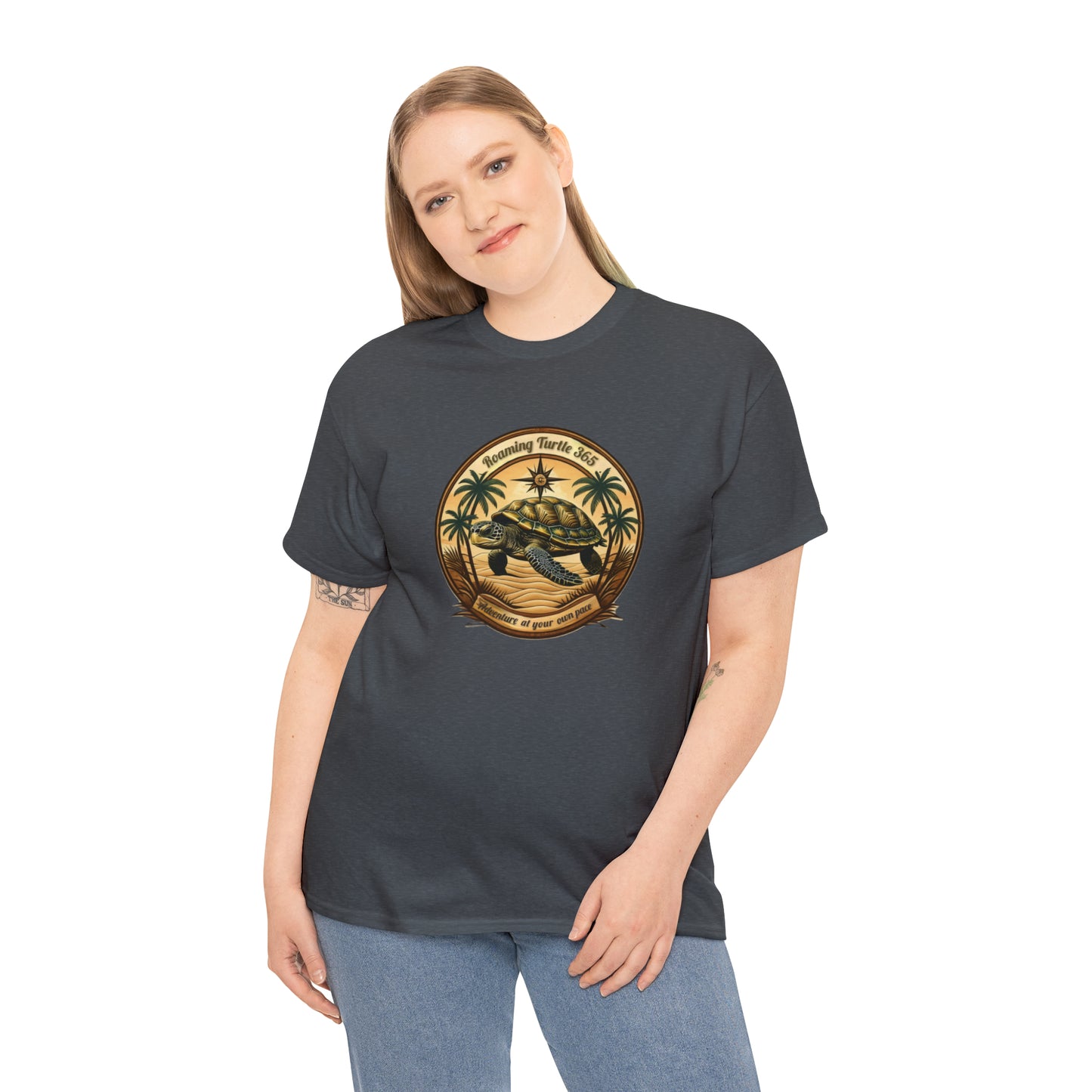 Roaming turtle 365. Unisex Heavy Cotton Tee