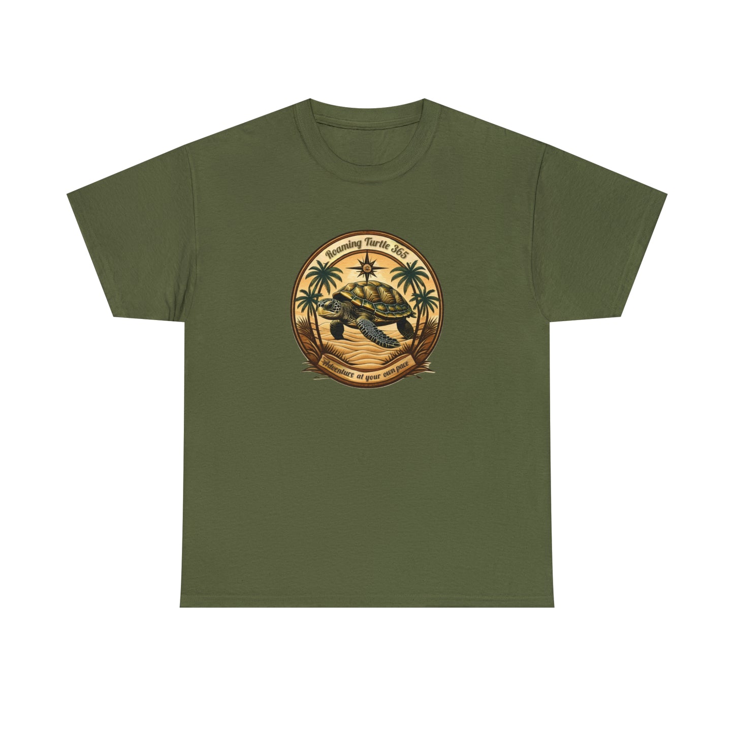 Roaming turtle 365. Unisex Heavy Cotton Tee