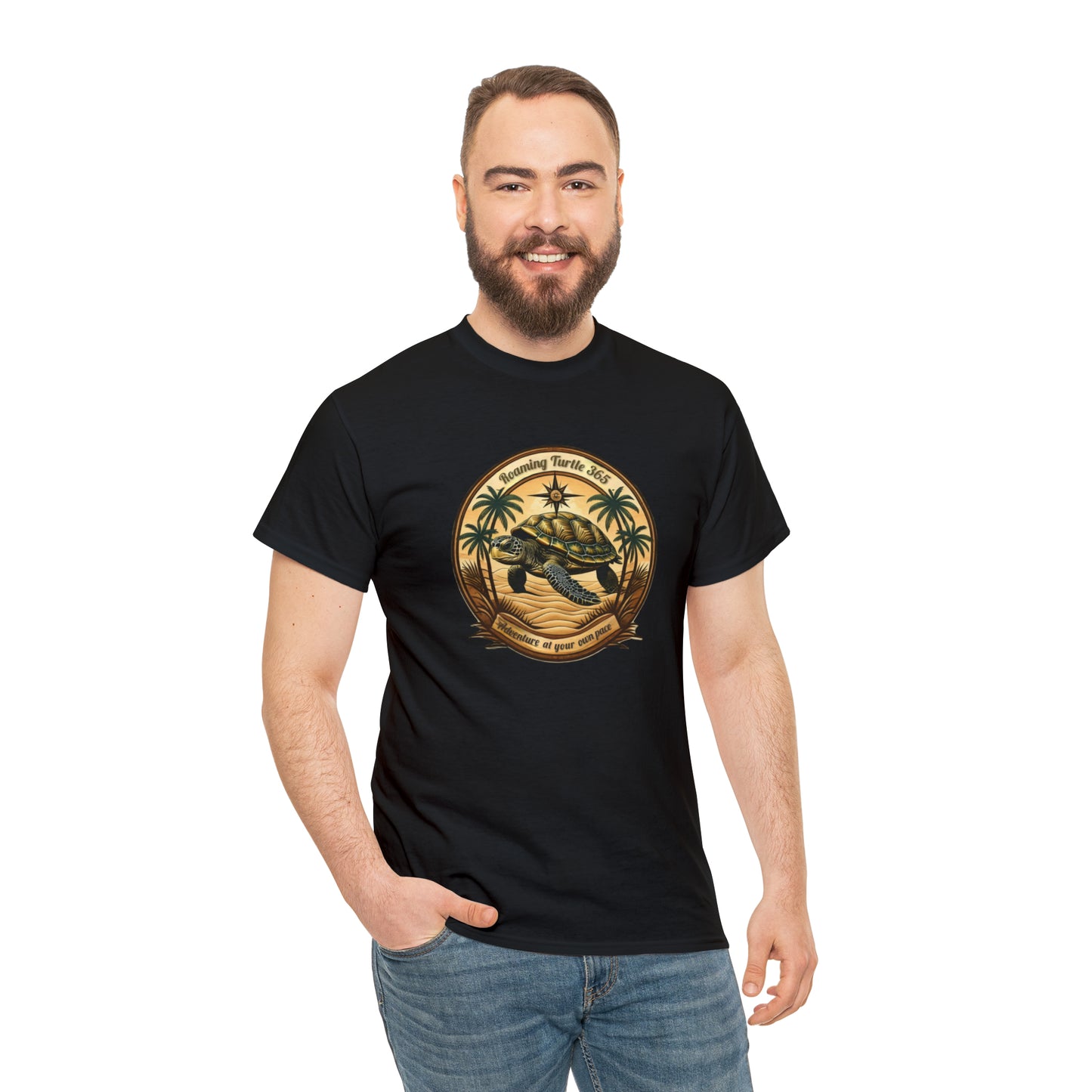 Roaming turtle 365. Unisex Heavy Cotton Tee