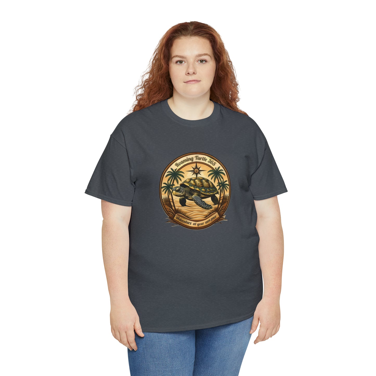 Roaming turtle 365. Unisex Heavy Cotton Tee