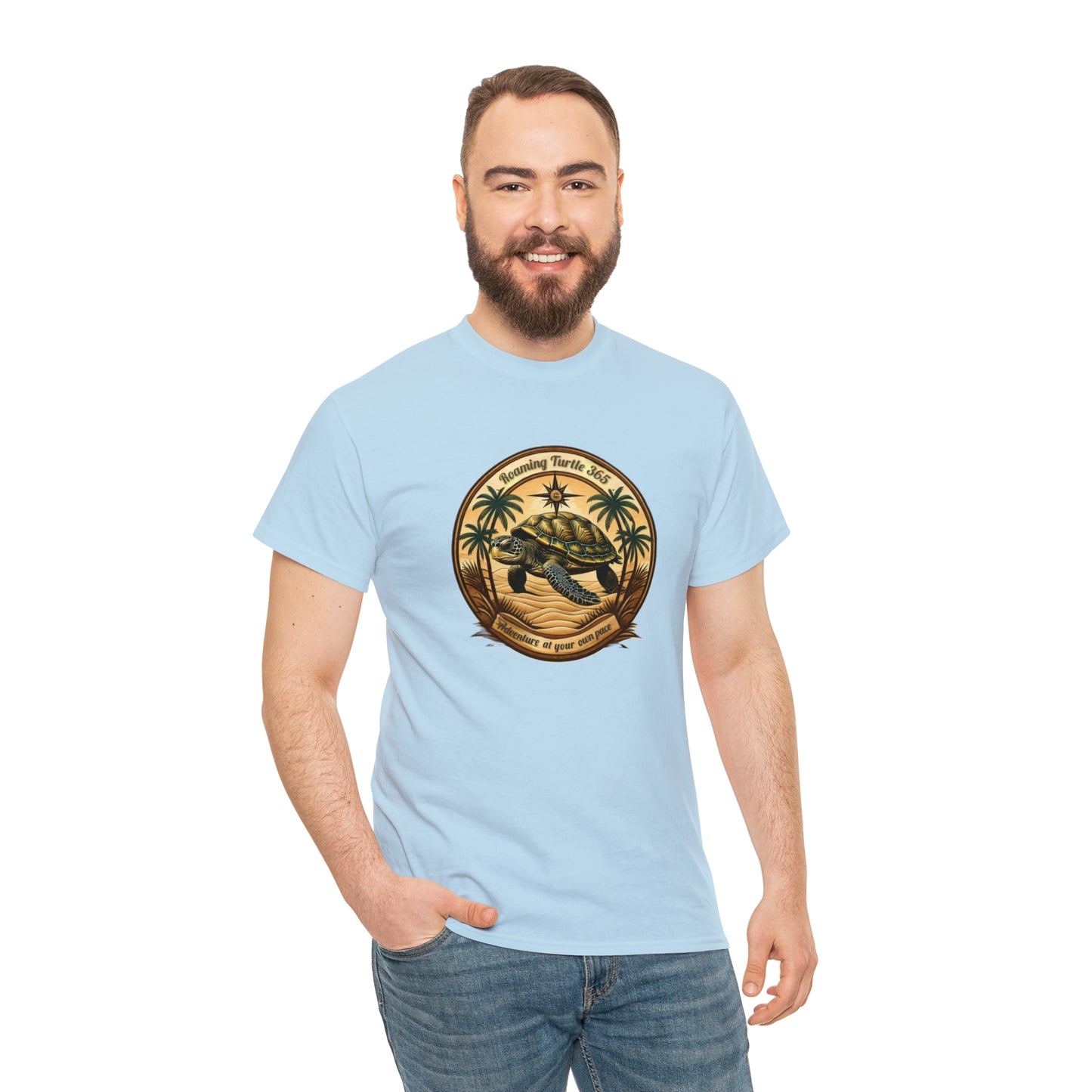 Roaming turtle 365. Unisex Heavy Cotton Tee
