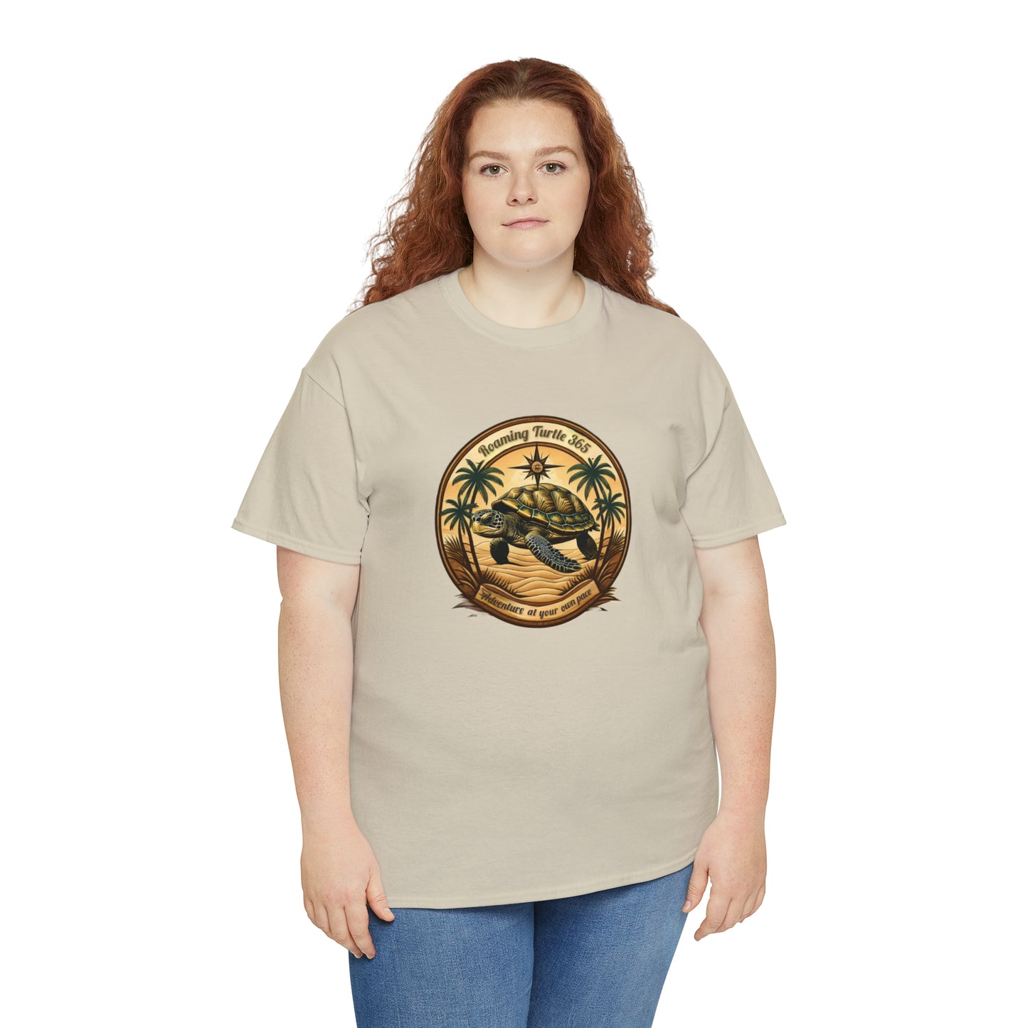 Roaming turtle 365. Unisex Heavy Cotton Tee