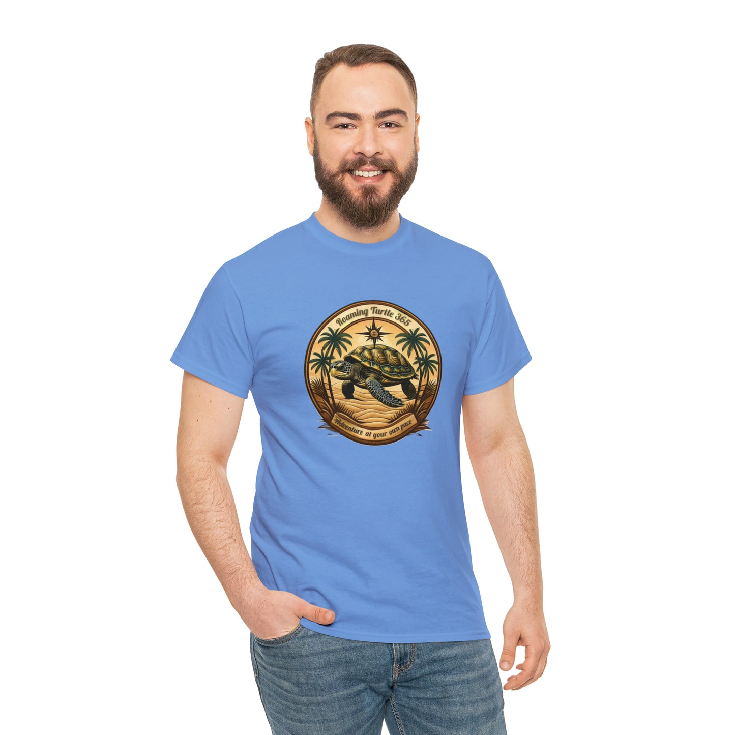 Roaming turtle 365. Unisex Heavy Cotton Tee