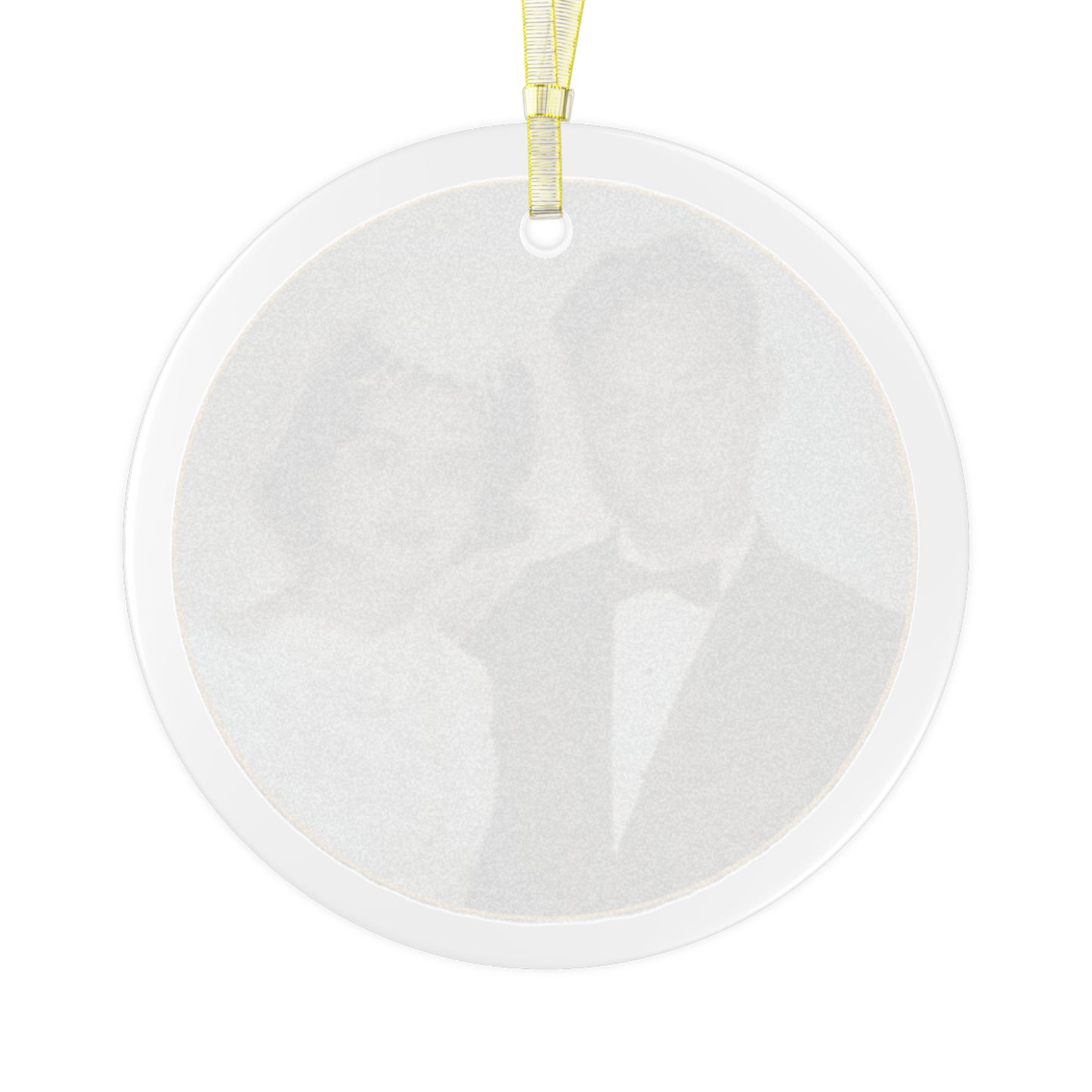 CUSTOMIZE Glass Ornament holiday, gift and for any special occasion.