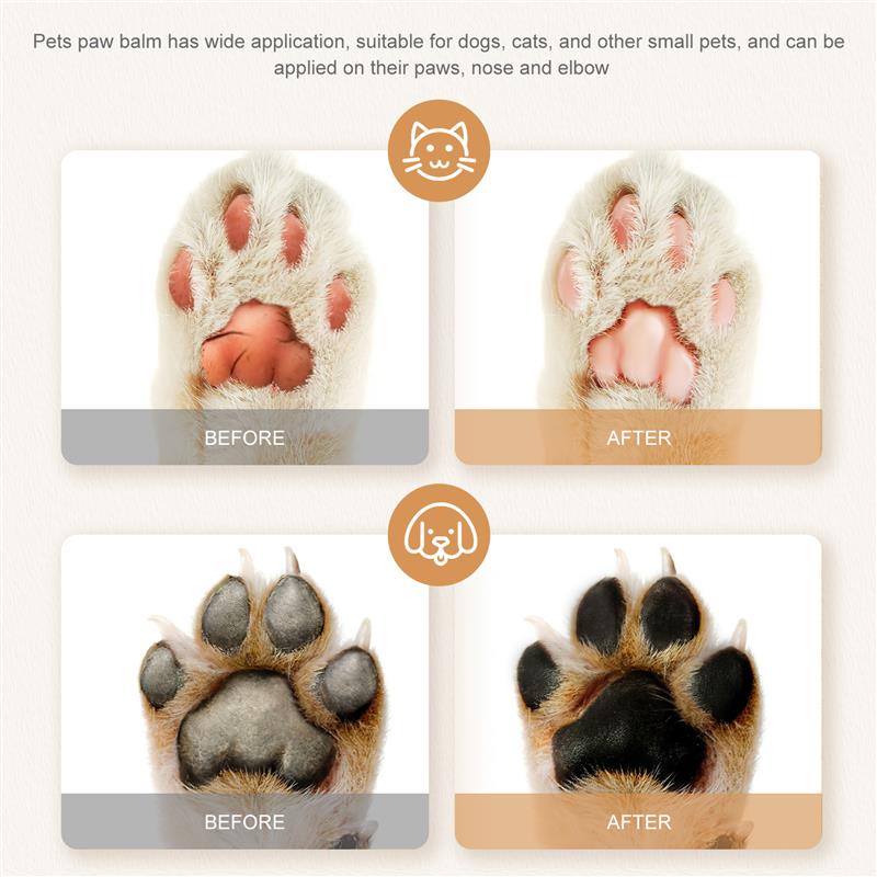 Pet Paw Balm Dog Foot Moisturizer Cat Dog Caring Supplies Household Care Winter Paws Cream Pet Grooming Tool Cat Accessories