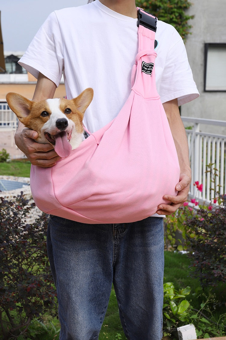 Pet Dog Carrier Bag Outdoor Travel Puppy Breathable Shoulder Fold Backpack Dogs Comfort Crossbody Handbag Kitten Transport Pets