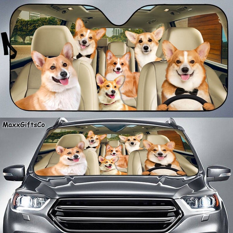 dog breed Car SunShade, Dog Car Sun Shade, Car Accessories PHT212107A70STYLE FOR CAR