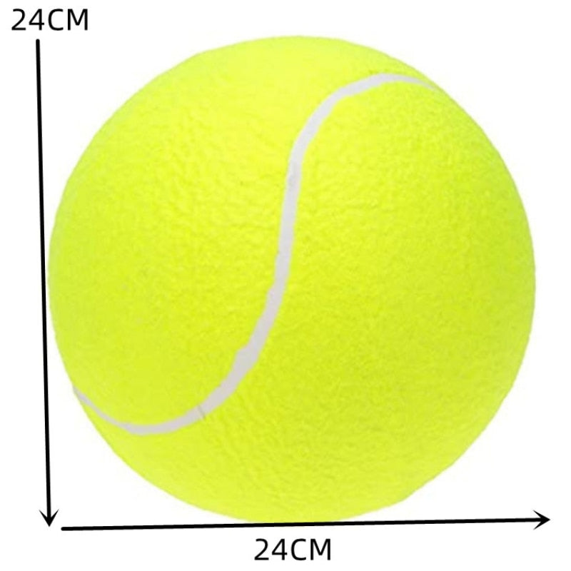 Pet Dog Toy 9.5Inch Ball Inflatable Giant Tennis Training Chewing Product Interactive Plush Stuffed Toys Dog Accessories