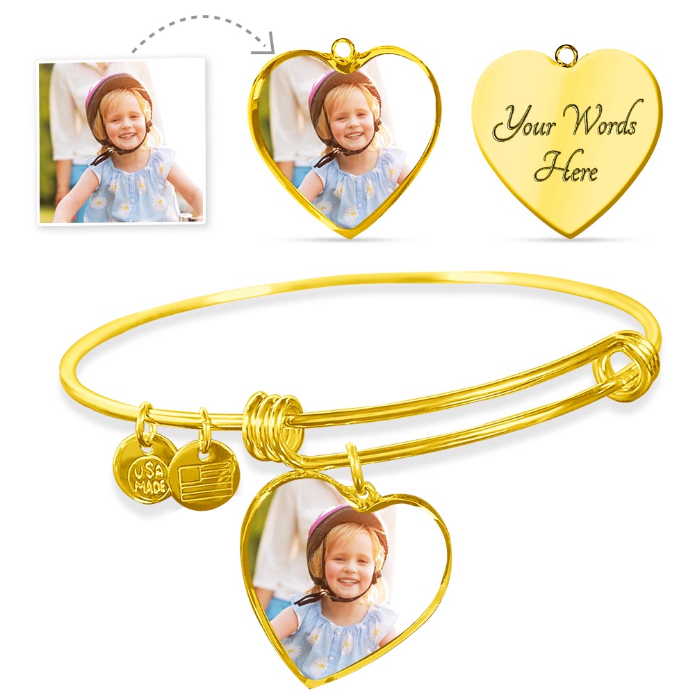 BU Heart Bangle