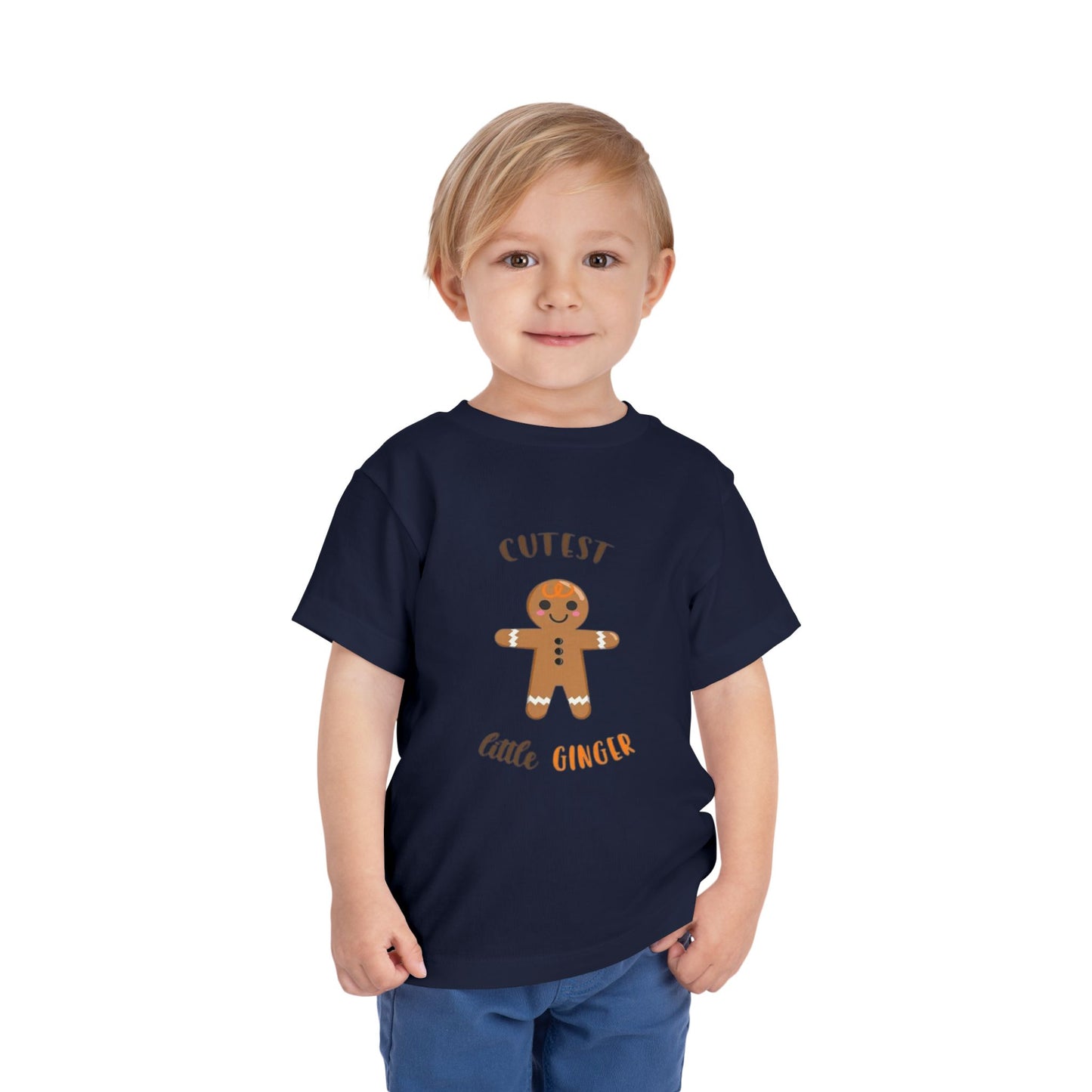 Cutest Little Ginger Shirt, Custom Christmas Family Outfits,  Holiday Matching Shirts, Gingerbread Man Tee, Xmas Gift, Baby Onesie