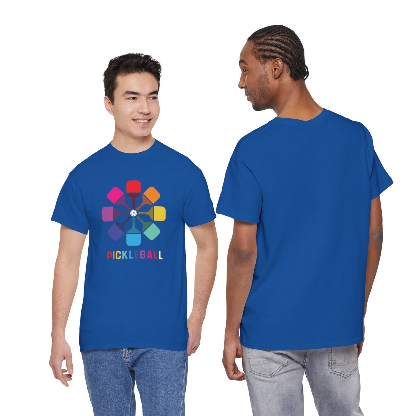 Pickleball paddle T shirt Heavy Cotton Tee