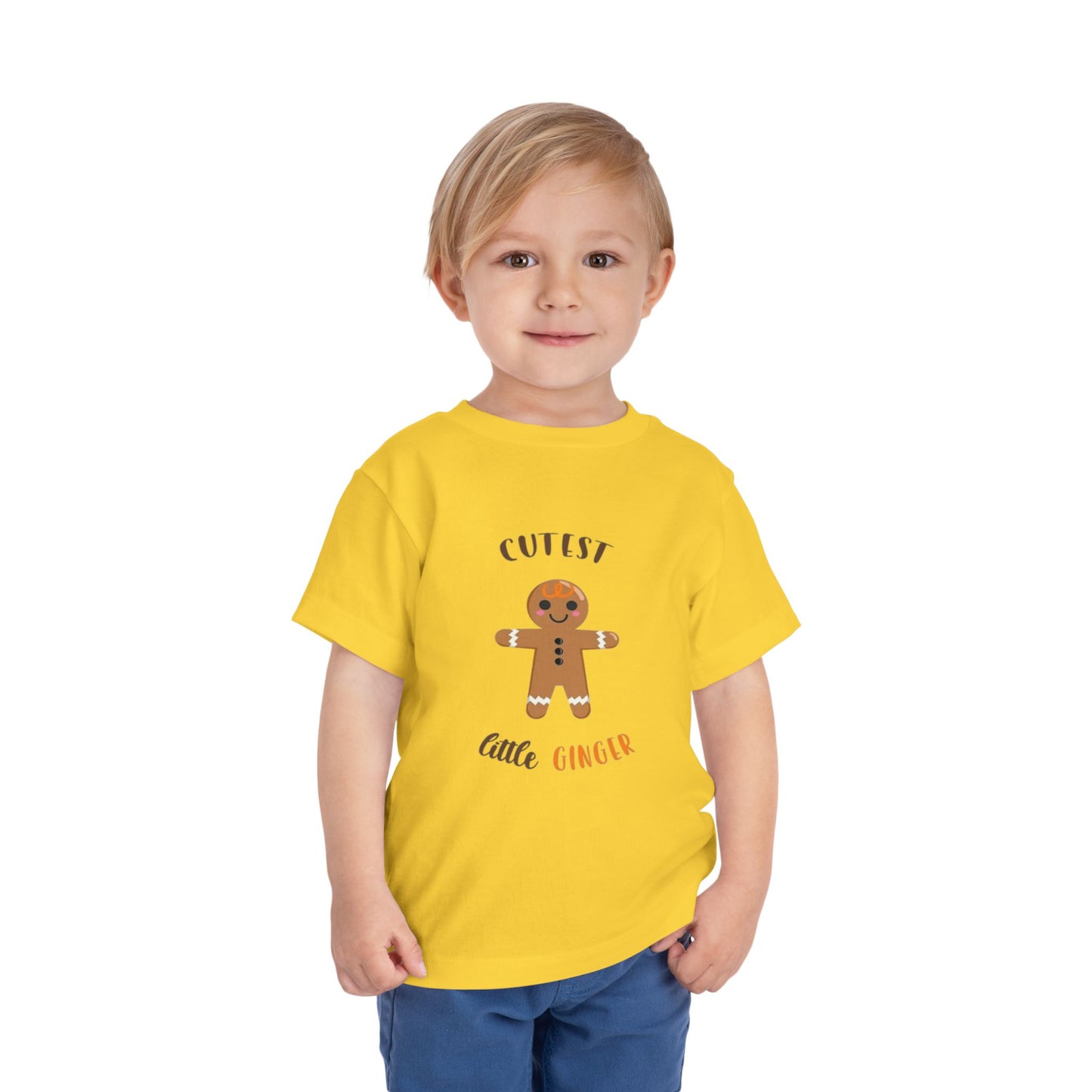 Cutest Little Ginger Shirt, Custom Christmas Family Outfits,  Holiday Matching Shirts, Gingerbread Man Tee, Xmas Gift, Baby Onesie