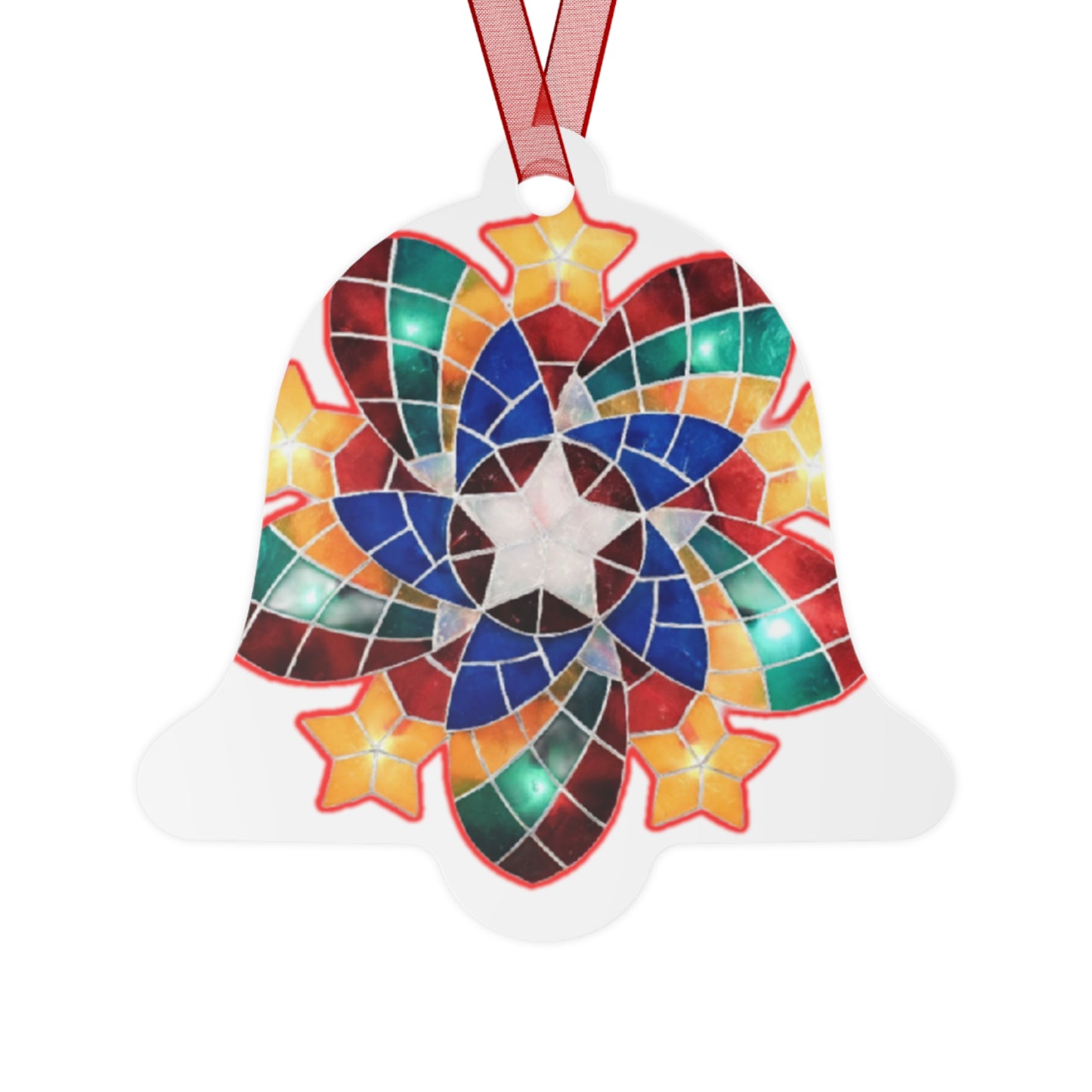 Filipino Parol Christmas Metal Ornaments