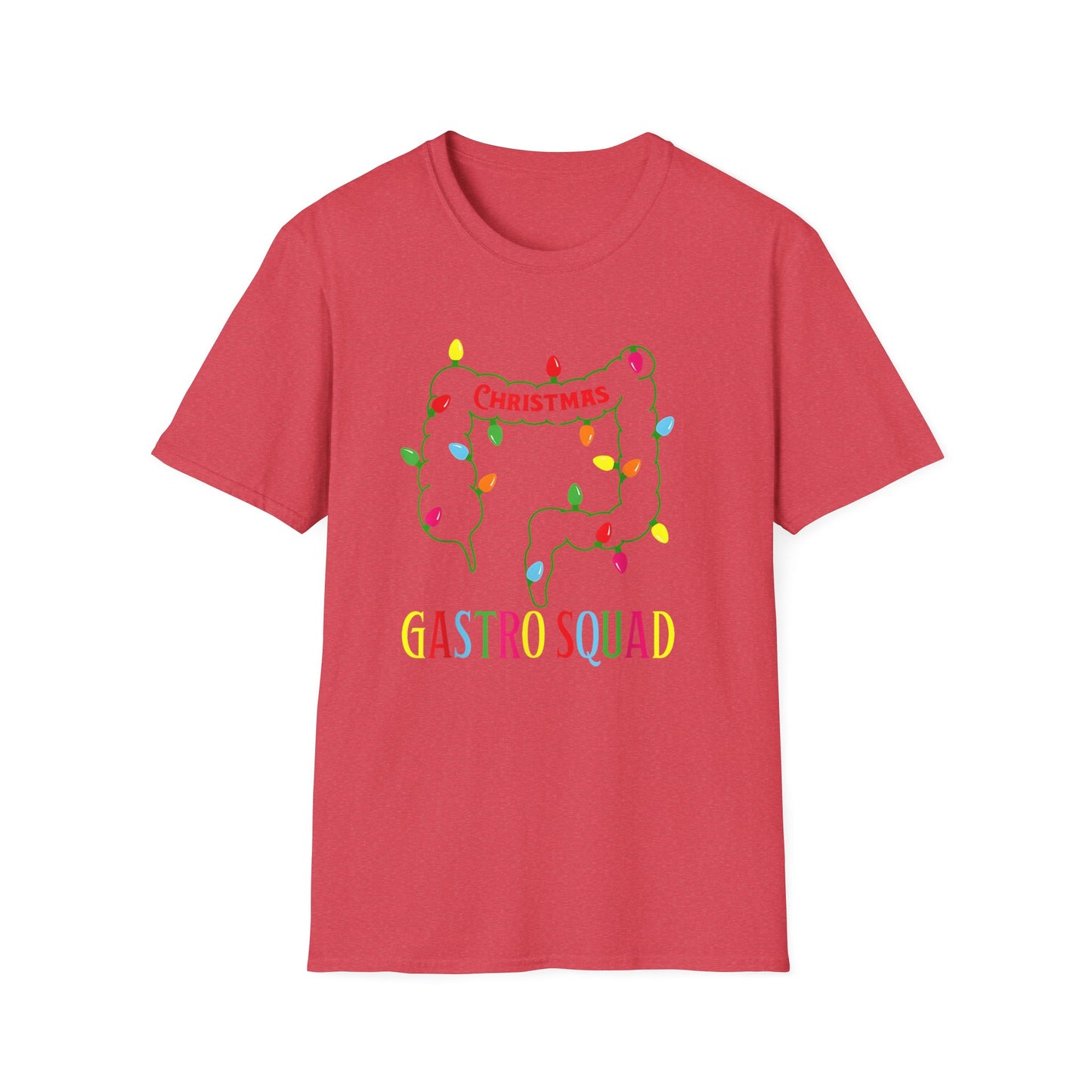 Gastroenterology Holiday T-Shirt GI Squad, Unisex Tee for Medical Professionals, Stomach Doctor Gift, Gastroenterologist Present, Digestive