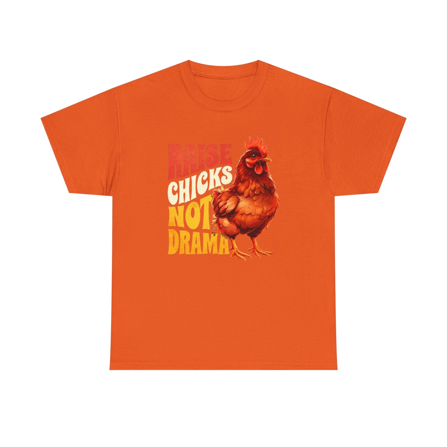 Chicken Lover Unisex Tee, Raise Chickens Not Drama T-Shirt, Farm Animal Graphic Shirt, Funny Hen Rooster Top, Country Life Apparel
