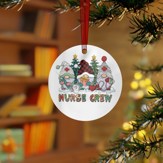 Nurse Christmas Metal Ornaments