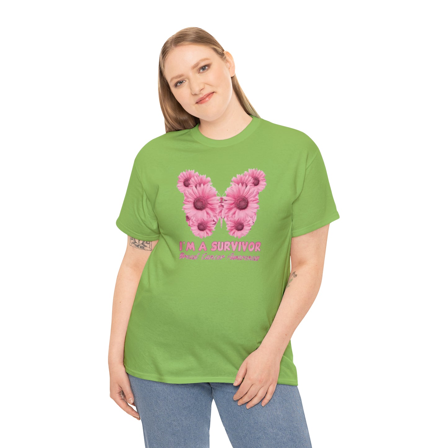 Cancer awareness Unisex Heavy Cotton Tee