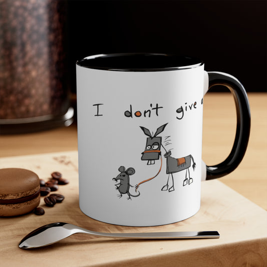 Funny rats ass Accent Coffee Mug, 11oz