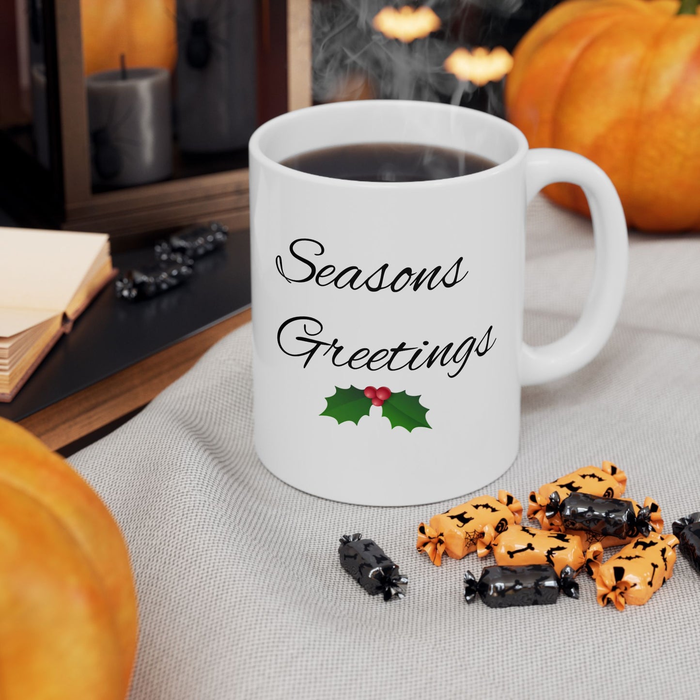 Jolly AF.  Ceramic Mug 11oz