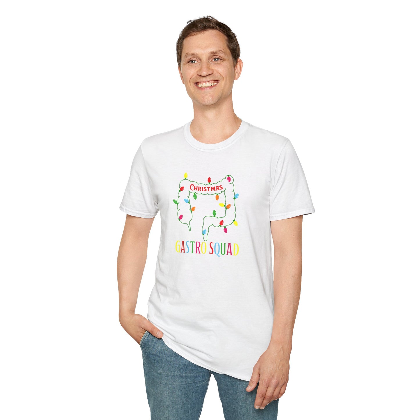 Gastroenterology Holiday T-Shirt GI Squad, Unisex Tee for Medical Professionals, Stomach Doctor Gift, Gastroenterologist Present, Digestive