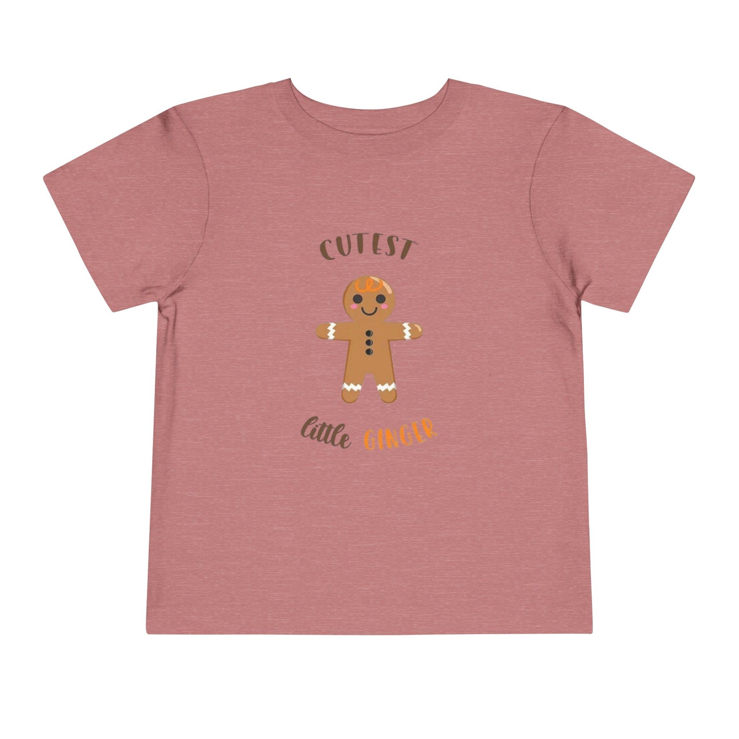 Cutest Little Ginger Shirt, Custom Christmas Family Outfits,  Holiday Matching Shirts, Gingerbread Man Tee, Xmas Gift, Baby Onesie