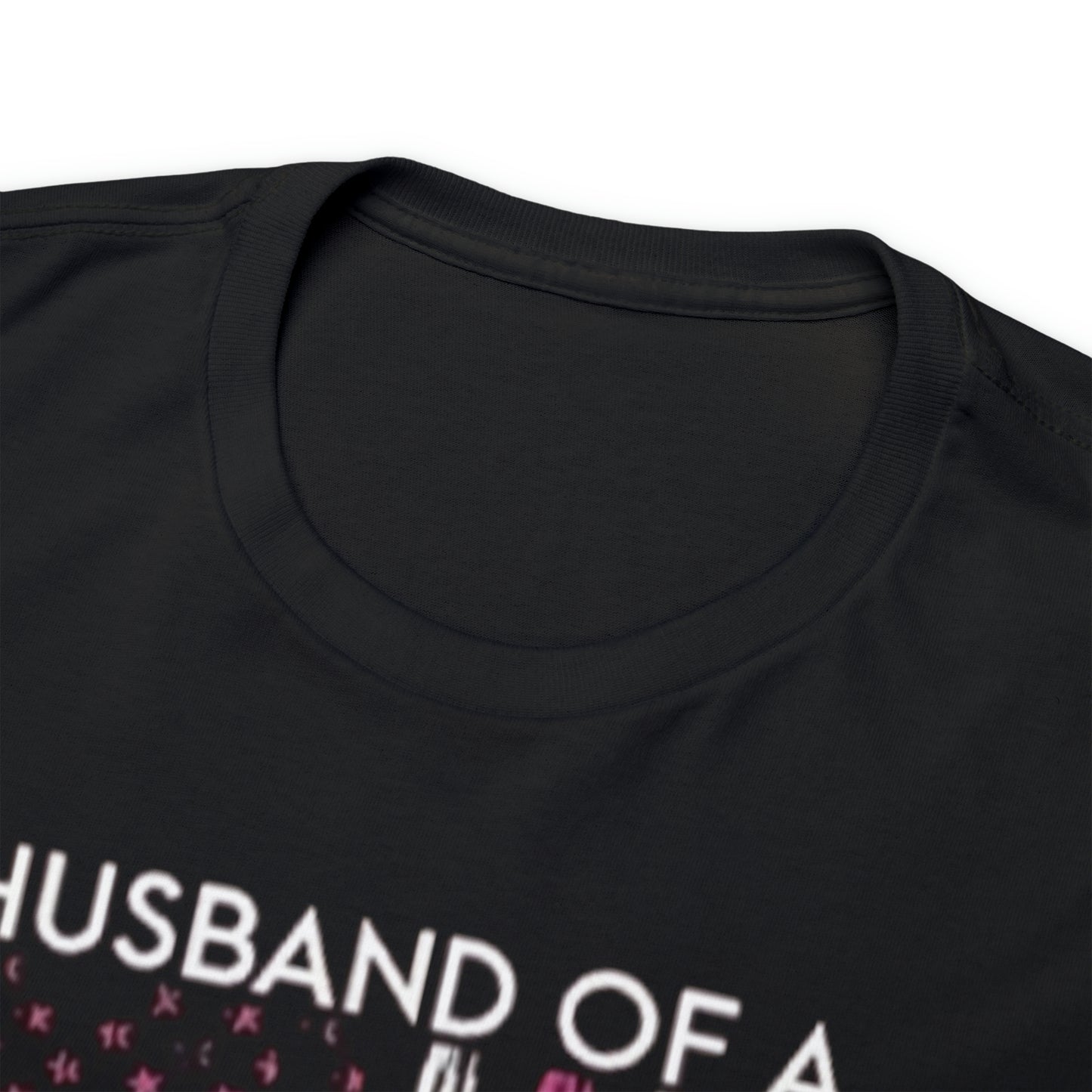 Husband of cancer awareness Unisex Heavy Cotton Tee