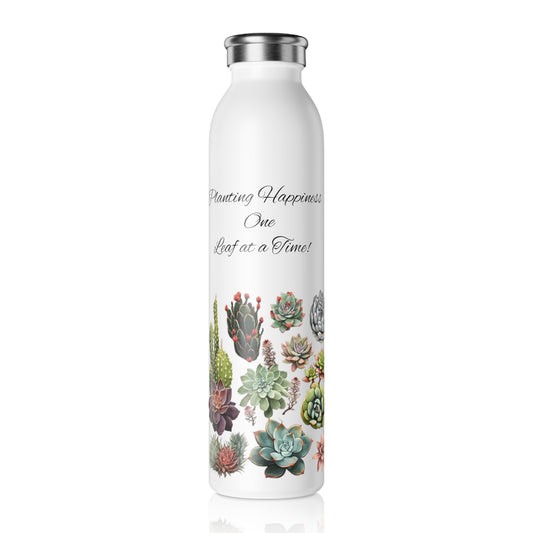 Suculants Slim Water Bottle